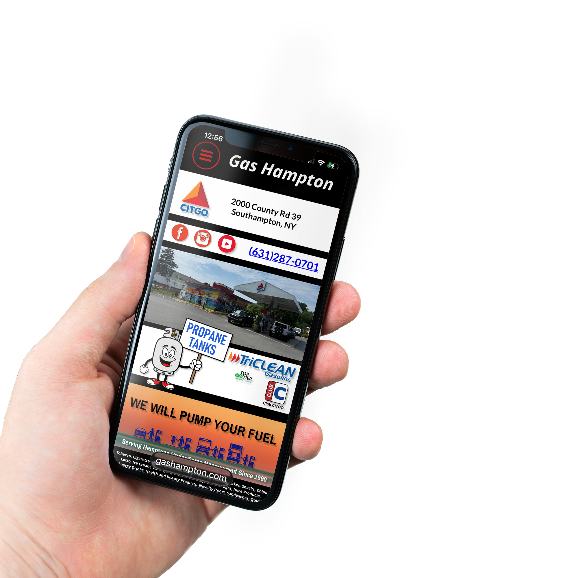 Southampton CITGO mobile ordering app